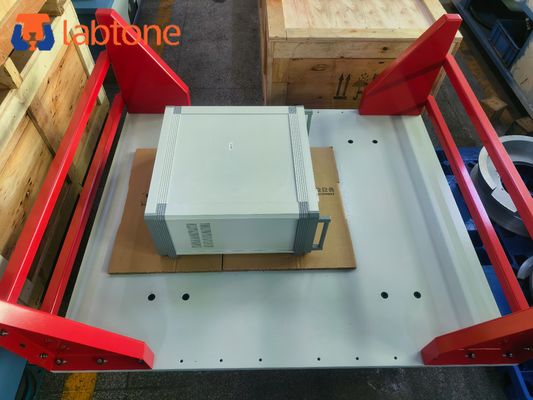 معدات اختبار طاولة الاهتزاز بتردد 2-5 هرتز، حجم الطاولة 1200 × 1500 ملم، تتوافق مع معايير ISTA و ISO و IEC